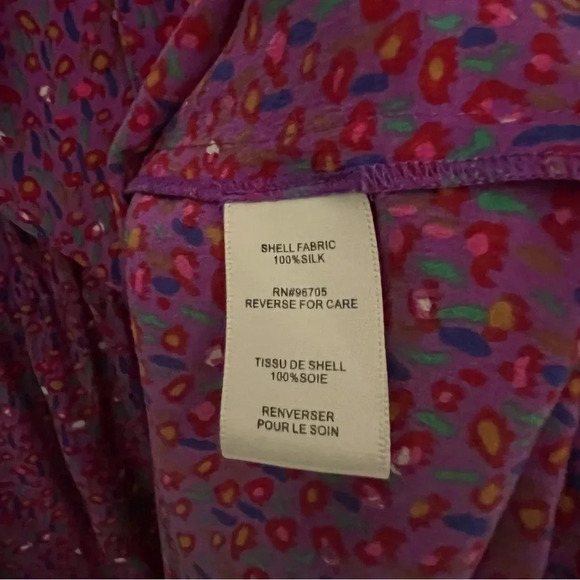 Rebecca Taylor Silk Floral Ditsy Print Sleeveless Mini Dress Size 6 - Picture 8 of 9